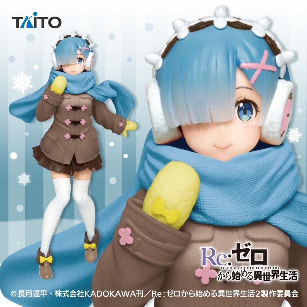 Taito Precious Figure Rem Winter Coat Re: Zero - Starting Life in Another World